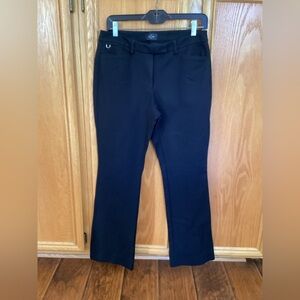 White House Black Market The Slim Boot Ponte Black Stretch Pants